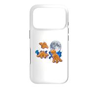 Dino Nuggets Moon - Nourriture Mignonne et Amusante en Forme de Dinosaure Coque pour iPhone 17 Pro