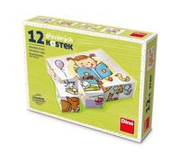 DINO Picture Cubes Bonne journée, 12 cubes