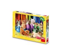 Dino Puzzle Chatons colorés 300 pièces XL
