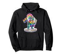 Dino Q'ueen Arc-en-Ciel Fort et Fier Sweat à Capuche