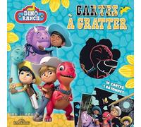 Dino Ranch - Cartes à gratter - Pochette avec 10 cartes à gratter et un bâtonnet - Dès 6 ans