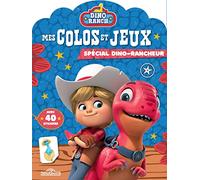 Dino Ranch - Mes colos et jeux - Coloriages avec des stickers - Dès 4 ans
