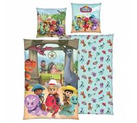 Herding Parure de lit Dino Ranch, coton – Housse 135x200 cm, taie 80x80 cm, fermeture éclair – Twin