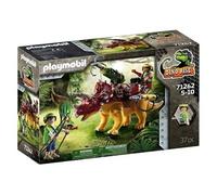Playmobil Dino Rise : Tricératops et Soldats Playmobil