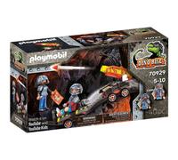 Playmobil Véhicule de tir Dino Rise 70929 pour Dino Mine avec 2 personnages et 2 missiles
