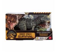 Mattel Figurine de dinosaure Ceratosaurus JKL77 – Rugissement féroce, mâchoire mobile, effets sonores