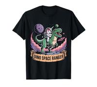 Dino Space Ranger Astronaute Licorne T-Rex Cosmic Adventure T-Shirt