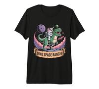 Dino Space Ranger Astronaute Licorne T-Rex Cosmic Adventure T-Shirt Haut de Gamme