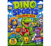 Dino Sports Coloring Book