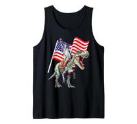 Dino Statue de la Liberté Chevauchant Dinosaure Débardeur