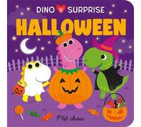 Dino surprise - Halloween - Christine Sheldon - Presses Aventure - cartonné - Album éveil dès la naissance