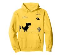 Dino T-Rex Dinosaure Pixel Game No Internet hors ligne Funny Men Sweat à Capuche