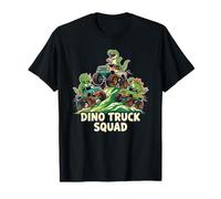Dino Truck Squad Adventure Monster Fan Dinosaure Préhistorique T-Shirt