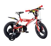 Dino Vélo Roue 14" Garçon Série 23 Avec Roues D'Appui Pour Enfants 95/115 Cm