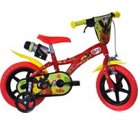 Dino Vélos enfants garçons Bing 12 pouces 21 cm Garçons Au-dessus des escaliers Rouge