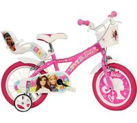 Dino vélos fille vélo BARBIE 16" blanc