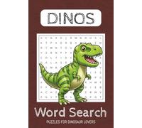 DINO Word Search Puzzle Book: Word Searches with Easy to Read Print about Dinosaurs, T-Rex, Prehistoric Creatures and More | 6x9 Inches, 110 Pages | ... Family, Holidays, Vacations and Productivity