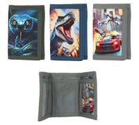 Dino World + Action 0413980 Portefeuille, Étui Pour Cartes, Support De Documents De Voyage Multicolore Polyester, Polyuréthane Thermoplastique (Tpu)