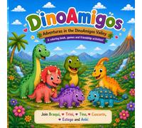 DinoAmigos "Adventuras in the DinoAmigos Valley": A coloring book, games and Friendship Activities!