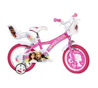 DINOBIKES Vélo enfant 14 pouces Barbie - 4-6 ans, rose