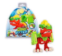DINOBYTES Disc - Figurine d'action Dinosaure articulé avec Casque et Fonctions de Combat- Jouet Cadeau pour Garçons et Filles +3 Ans