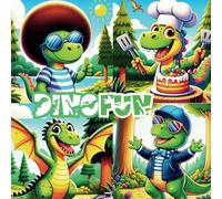 DINOFUN : 73 Coloriages de Dinosaures Drôles et Amusants - Livre de Coloriage Dinosaures dès 6 ans