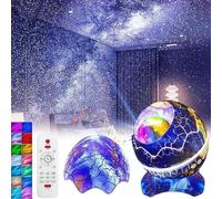 Dinoglow Egg Projector,Dinoglow 4 in 1 Northern Lights Projector,Dino Glow Egg,Dinosaur Egg Star Projecteur avec Lecteur de Musique Sans Fil,Projecteur de Ciel étoilé avec Bruit blanc pour Enfants (D)