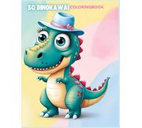 DinoKawai VOL1 coloring book: livre de coloriage pour enfant de 3 à 7 ans