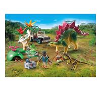 PLAYMOBIL 71523 Campement des explorateurs dinosaures, Dinos, 93 pièces, Dès 4 ans