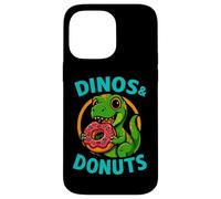 Dinos et Beignets Mignons et drôles Coque pour iPhone 14 Pro Max