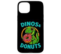 Dinos et Beignets Mignons et drôles Coque pour iPhone 15 Plus