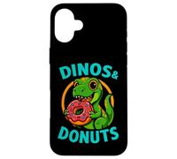 Dinos et Beignets Mignons et drôles Coque pour iPhone 16 Plus