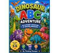 Dinosaur ABC Colouring & Tracing Book for Kids Ages 3-6: Learn the Alphabet with Dinosaur Activities: Preschool Letter Practice, Early Handwriting Skills and Fun Colouring Activities from A to Z