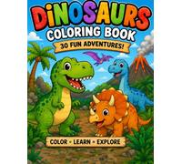 Dinosaur Adventure Together: Colouring Book for Kids