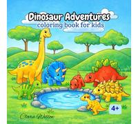 Dinosaur Adventures: coloring book with beautiful pictures