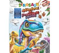 Dinosaur Adventures in Prehistoric Worlds: A Fun Coloring Journey Through Jurassic Lands with Roaring Dinosaurs, Volcanoes & Title-Themed Pages for Kids Ages 4-8
