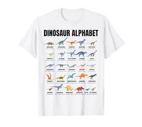 Dinosaur Alphabet - Types of Dinosaurs - Dino Identification T-Shirt