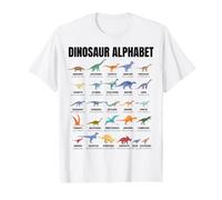 Dinosaur Alphabet - Types of Dinosaurs - Dino Identification T-Shirt Graphique avec Valeur