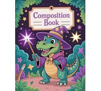 Dinosaur And Pencil Composition Book: 120 Pages Notebook, with Cartoon Cover Design, designed for Creative Writing, School Notes, Drawing, Girls, ... Design, designed for Creative Writing, Sch