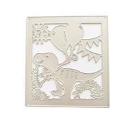 Dinosaur Balloon Metal Cutting Dies Stencils For Scrapbooking Decorative Paper Cards Template Die