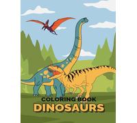 "Dinosaur Book for Kids" - emphasizes learning through colouring fun facts about dinosaurs