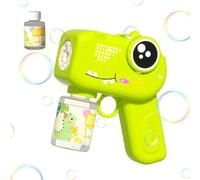 Dinosaur Bubble Machine - Handheld Portable Bubble Blower, Cute Soap Dispenser with Lights and Sound, Automatic Bubbles Maker Toy, Kids Outdoor Play Gadget, Fun Bubbles Machine for Birthday Backyard