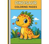 DINOSAUR COLORIN PAGES: “Trace, Color & Explore with Dinosaurs - A Fun Early Learning Book for Curious Kids”
