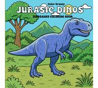 Dinosaur Coloring Book: 40 Unique Illustrations for Kids and Adults: Tyrannosaurus Rex, Triceratops, Velociraptor & More | Relaxation, Creativity, and Prehistoric Fun