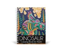 Dinosaur Coloring Book for Adults: Stress-Relieving and Relaxing Designs