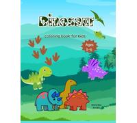 Dinosaur coloring book for kids: Simple and Fun Dinosaur Coloring Pages for Preschool and Early Learning