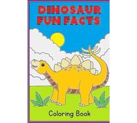 Dinosaur Coloring Book w/ Fun Facts