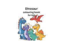 Dinosaur colouring book for kids