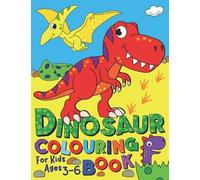 Dinosaur Colouring Book: For kids ages 3-6 (UK Edition)