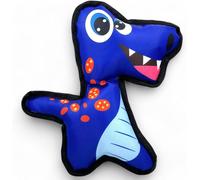 Dinosaur Dog Toy,Waterproof Sturdy Squeaky Dog Toy,Love of Play,Perfect for Playing and Fun Even in Water,Soft Polyester,Blue